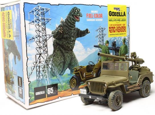 MPC 1/25 Godzilla Army Jeep image