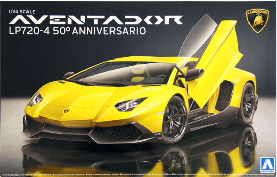 Aoshima 1/24 Lamborghini Aventador LP720-4 50th Anniversary image