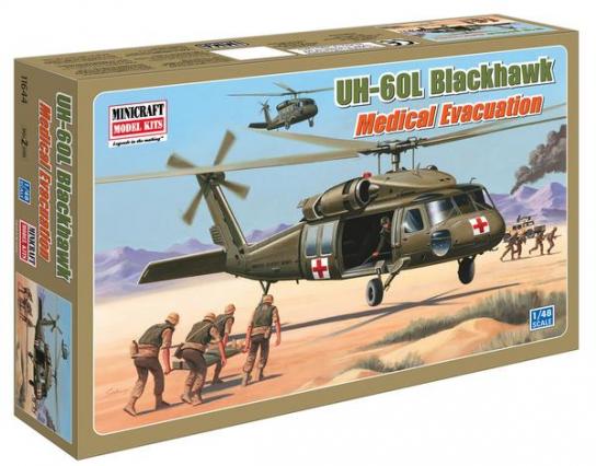 Minicraft 1/48 UH-60L Blackhawk Medivac Helicopter image