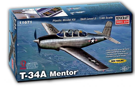 Minicraft 1/48 Beech T-34A/B/C Mentor image