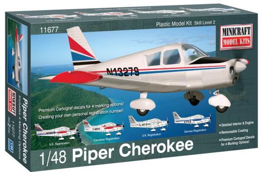 Minicraft 1/48 Piper Cherokee image