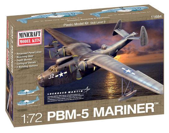 Minicraft 1/72 Lockheed PBM-5 Mariner USN image