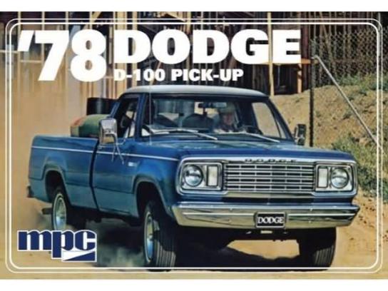 MPC 1/25 Dodge D100 Custom Pickup 1978 image