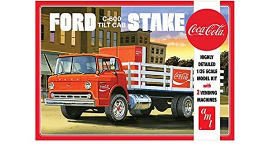 AMT 1/25 Ford C-600 Stake Tilt Cab Coca Cola image