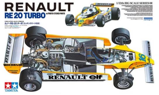 Tamiya 1/12 Renault RE-20 Turbo with Photo Etched Parts image