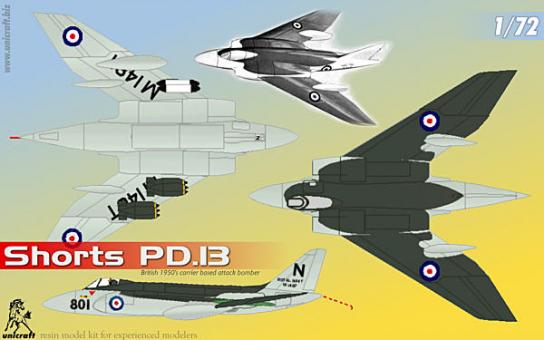 Unicraft Models 1/72 Shorts PD.13 (Resin) image