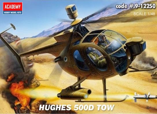 Academy 1/48 Hughes 500D Tow image