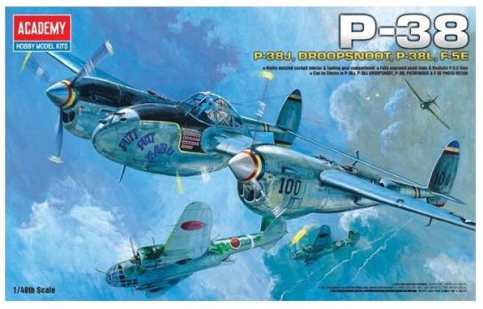 Academy 1/48 P-38 Combination Version image