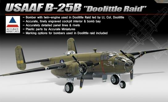 Academy 1/48 USAFF B-25B Doolittle Raid image