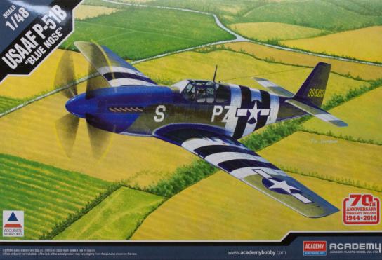 Academy 1/48 USAFF P51B Anniversary Of D-Day 1944 image
