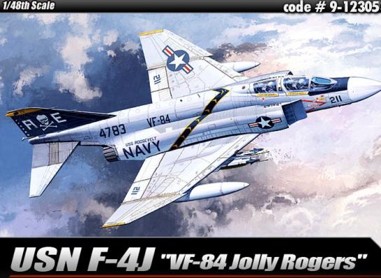 Academy 1/48 USN F-4J "VF-84 Jolly Rogers" image