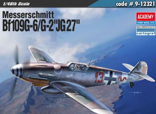Academy 1/48 Messerschmitt Bf109G-6/G-2 "JG27" image