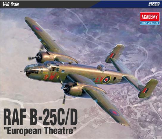 Academy 1/48 RAF B-25D "European Theatre" image