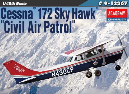 Academy 1/48 Cessna 172 Sky Hawk Civil Air Patrol" image