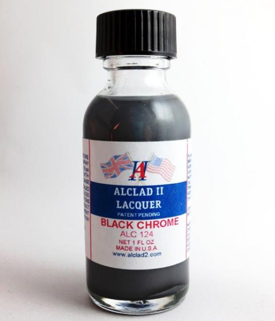 Alclad II Black Chrome Paint 1oz image