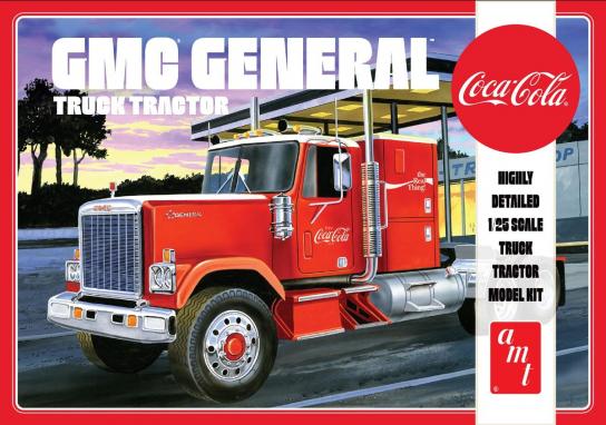 AMT 1/25 1976 GMC General Semi-Tractor 'Coca Cola' image