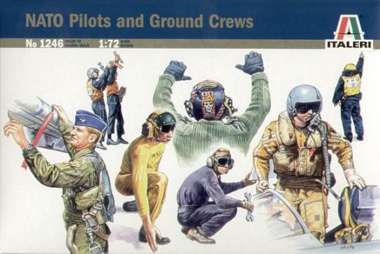 Italeri 1/72 Nato Pilots And Ground Crew image