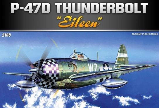 Academy 1/72 P-47D Thunderbolt "Eileen" image
