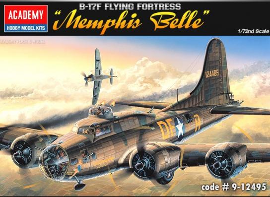 Academy 1/72 B-17F Flying Fortress "Memphis Belle" image