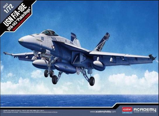 Academy 1/72 USN F/A-18E VFA-143 "Pukin Dogs" image