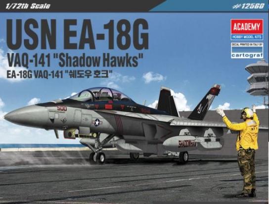 Academy 1/72 USN EA-18G "VAQ-141 Shadowhawks" image