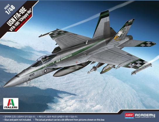 Academy 1/72 USN F/A-18E VFA-195 "Chippy Ho" image