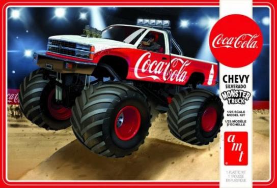 AMT 1/25 1988 Chevy Silverado Monster Truck Coca Cola image