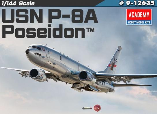 Academy 1/144 P-8A Poseidon USN & RAAF (flown by RNZAF) image