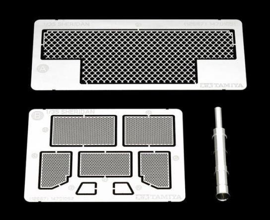 Tamiya 1/35 Sheridan Etched Parts & Metal Barrel image