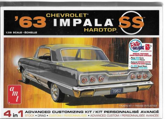 AMT 1/25 Chevrolet Impala SS 1963 image