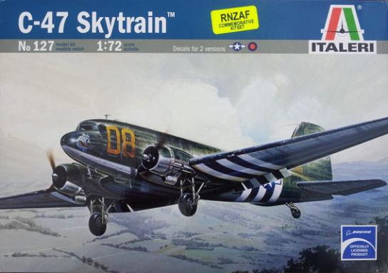 Italeri 1/72 Skytrain C-47 with Set of RNZAF Decals image