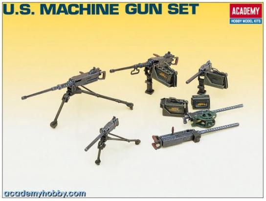 Academy 1/35 US Machine Gun Set image