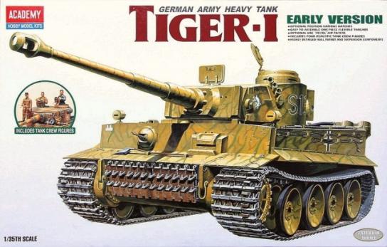 Academy 1/35 Tigertank WWII Exterior Model image