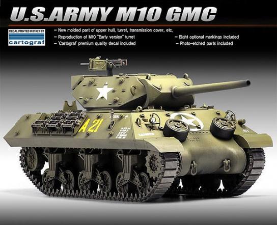 Academy 1/35 U.S. Army M10 GMC Tank D-Day image