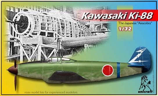 Unicraft Models 1/72 Kawasaki Ki-88 (Resin) image