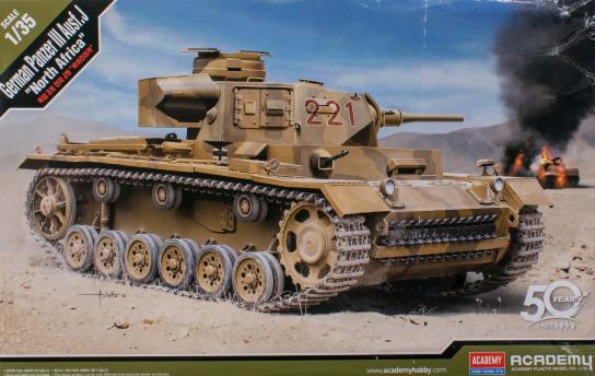 Academy 1/35 German Panzer III Ausf "North Africa" image