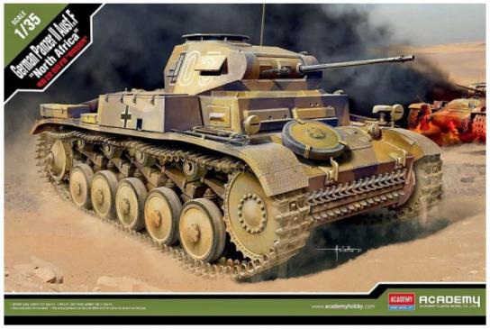 Academy 1/35 German Panzer II Ausf.F "North Africa" image
