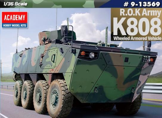 Academy 1/35 K808 Wheeled Armed Vehicle R.O.K Army image