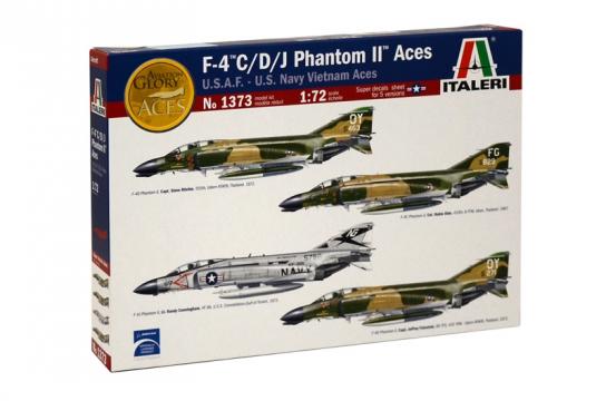 Italeri 1/72 USAF F-4 C/D/J Phantom Aces image