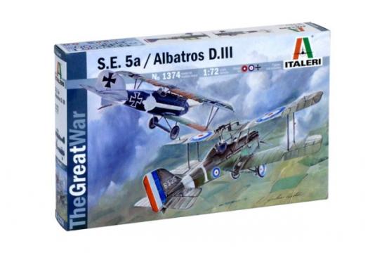 Italeri 1/72 S.E.5A & Albatross D.III image