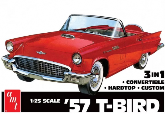 AMT 1/25 Ford Thunderbird 1957 (3 in 1) image