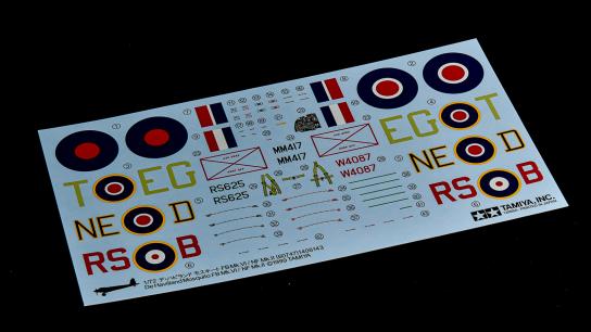 Tamiya 1/72 De Havilland Mosquito FB Mk.VI/NF Mk.II Decal Set image