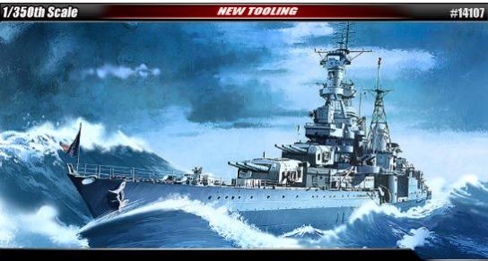 Academy 1/350 USS CA-35 Indianapolis image