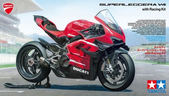Tamiya 1/12 Ducati Superleggera V4 with Racing Kit image