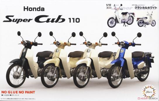 Fujimi 1/12 Honda Super Cub 110 Classical White  image