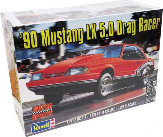 Revell 1/25 Mustang LX 5.0 Drag Racer 1990 image