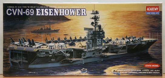 Academy 1/800 USS CVN-69 Eisenhower image