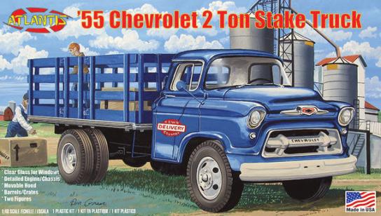 Atlantis Models 1/48 1955 Chevrolet 2 Ton Stake Truck image