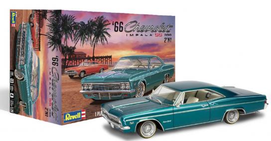 Revell 1/25 1966 Chevrolet Impala SS 396 2n1 image