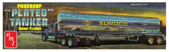 AMT 1/25 Fruehauf Plated Tanker Trailer - Sunoco image